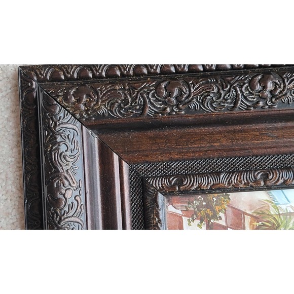 Two blue and brown bathroom pictures - Picture 7 of 12